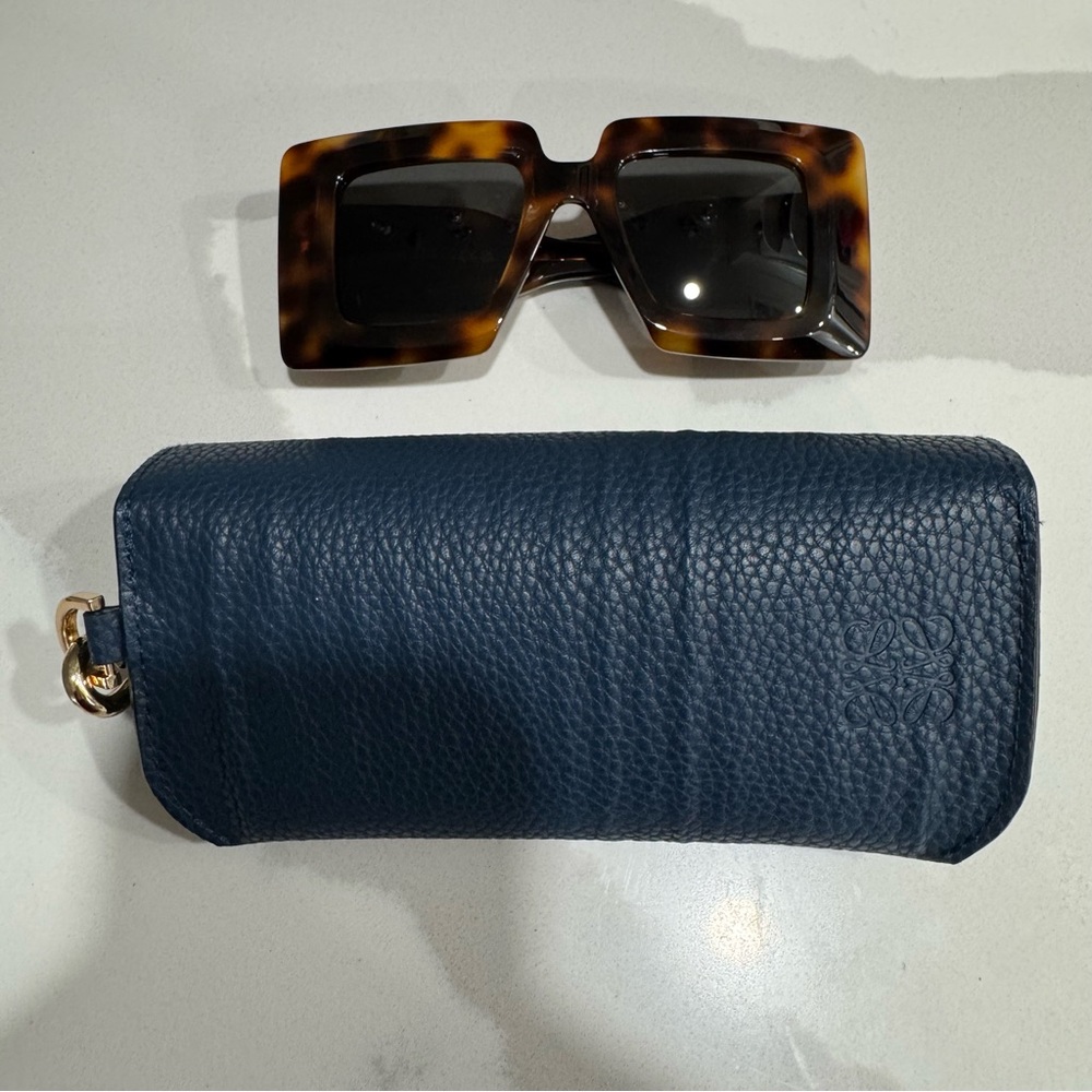 Loewe Tortoiseshell Square Sunglasses - image 3